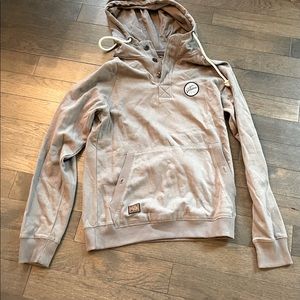 MEN’S VOLCOM Skater Hooded Sweatshirt: Men’s Small, Grey